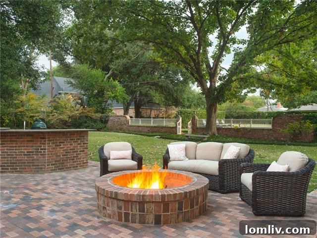 Serene outdoor living area within the sprawling grounds of 6272 Mercedes Ave.