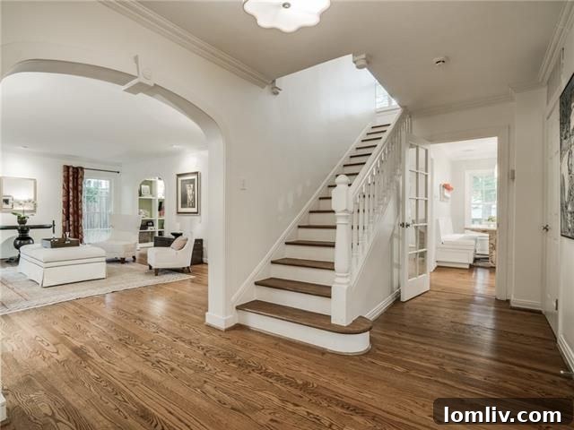 Spacious living area, perfect for entertaining at 5728 Swiss Ave.