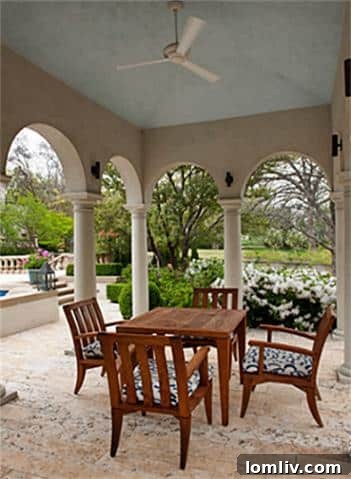 Charming patio area at 3828 Turtle Creek, perfect for outdoor gatherings