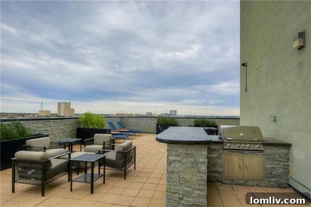Outdoor Lap Pool at 588 Lofts Dallas