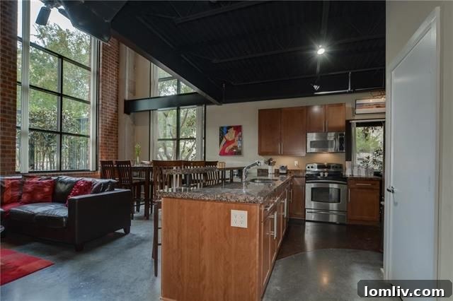 Open Plan Main Level with Ample Seating and Dining Space