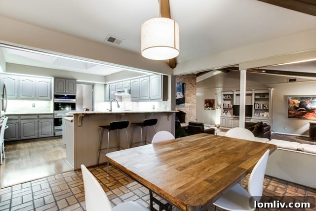 The stunning 'Hollywood-style' pool and terraced backyard of 6634 Greenwich.