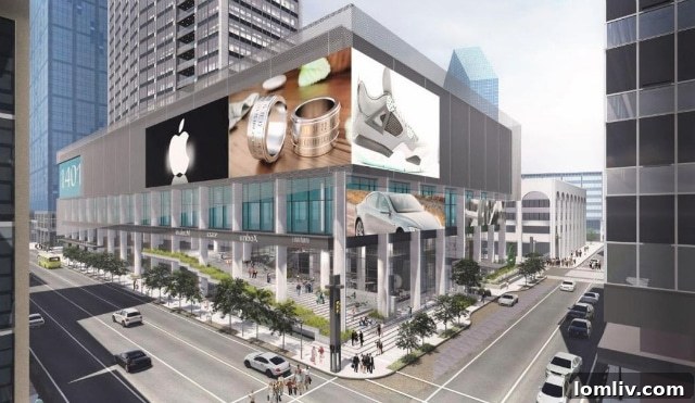 Rendering of the proposed 1401 Elm redevelopment