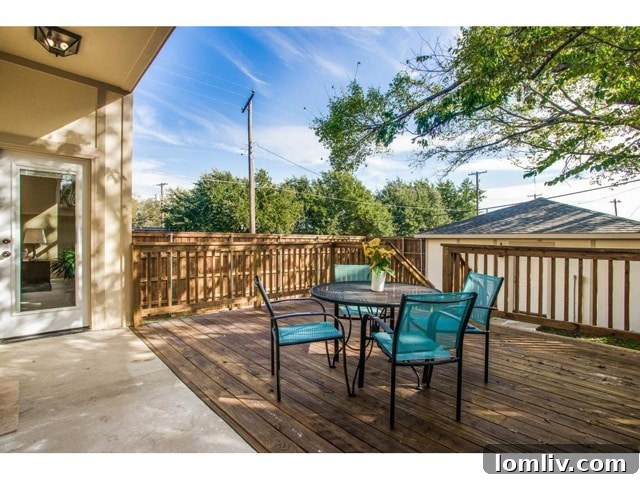 736 Elsbeth Balcony Deck - Upper level outdoor space for relaxation