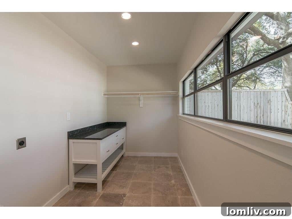 Spacious Laundry Room with Modern Appliances