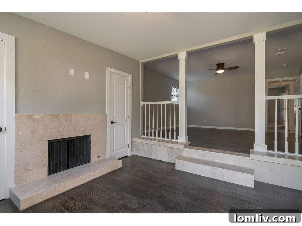 Master Bedroom Fireplace Detail