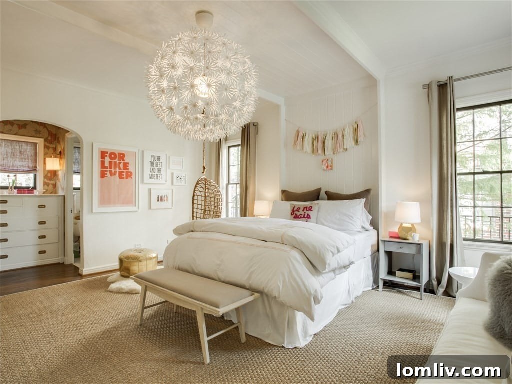 Walk-in closet in the master suite