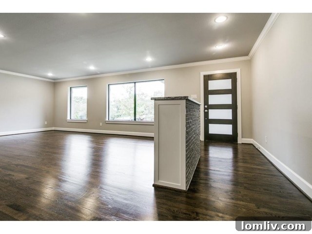 Inviting Entryway and Bright Living Spaces