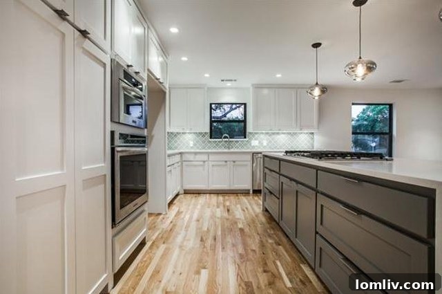 Lochwood's Sweet Escape: A Beautifully Remodeled Ranch 6 Modern Kitchen Design with Custom Cabinetry