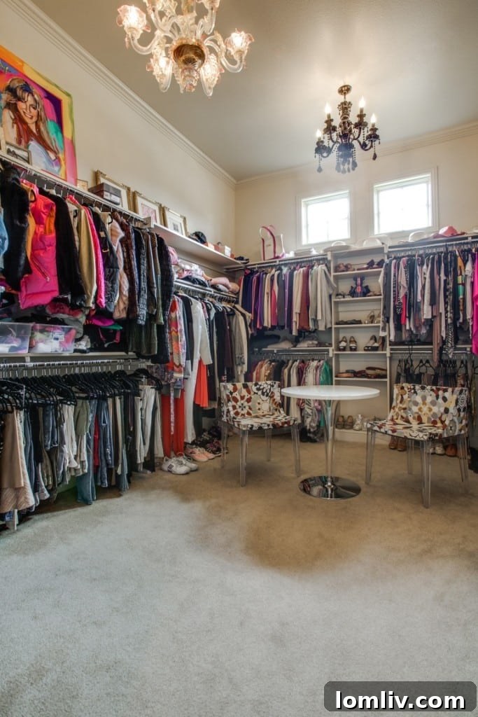 Walk-in Closet with Ample Storage