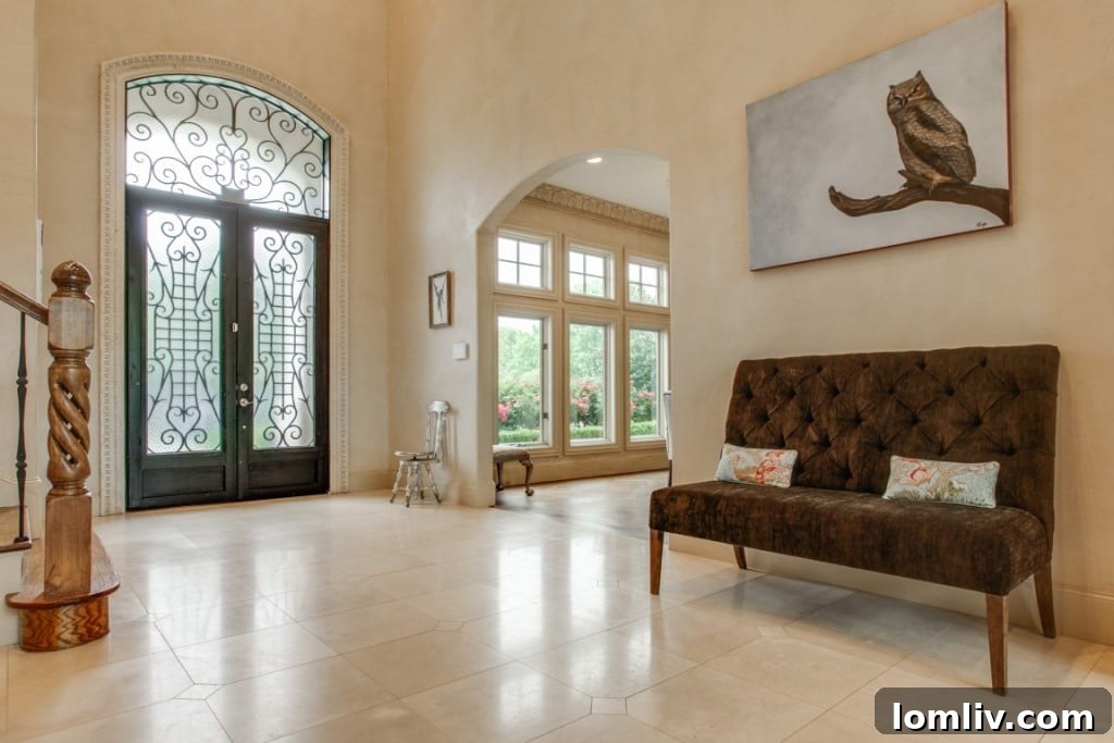 Elegant Living Room at 5609 Del Roy Drive