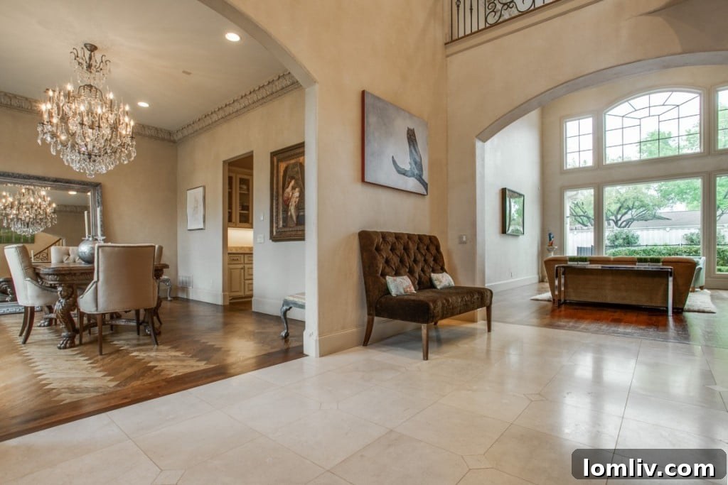 Spacious Interior with High Ceilings