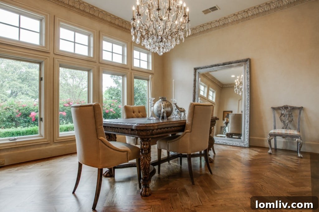 Luxurious Dining Area at 5609 Del Roy Drive