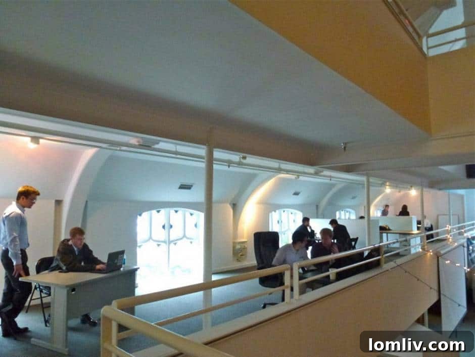Tech Wildcatters branding inside the church