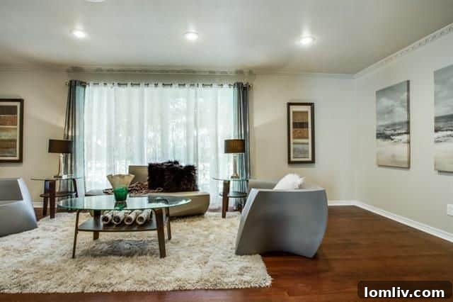 Dining area seamlessly connected to the family room, ideal for entertaining