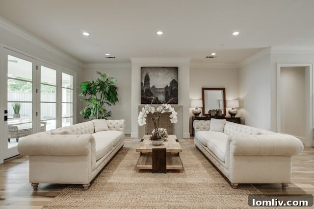 Tonight's Your Chance: $1.5 Billion Awaits at Hunter Dehn's University Park Open House 8 3108 Bryn Mawr Drive Dallas TX - Spacious Living Room with Fireplace