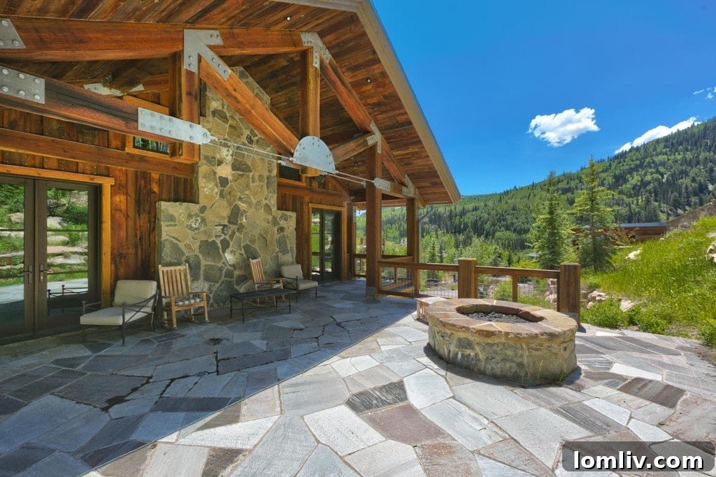 Interior View of Luxury Ski Retreat in Park City, Utah