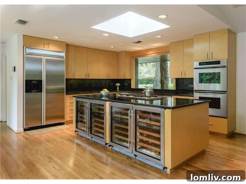Gourmet Kitchen with State-of-the-Art Appliances in a Dallas Luxury Ranch