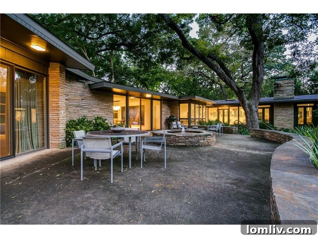 Spacious Outdoor Patio Perfect for Relaxing and Socializing