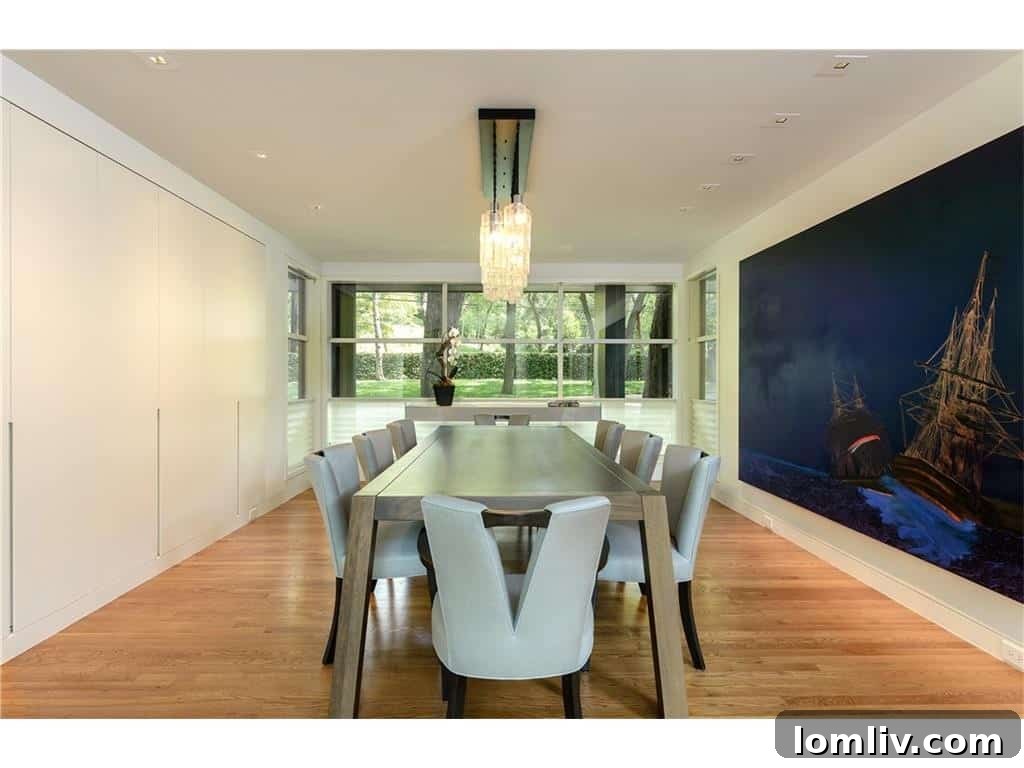 Elegant Dining Room Designed by Bodron + Fruit in Historic Dallas Home