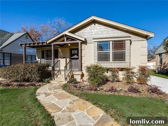 Charming exterior of the cottage at 2615 Alco Ave in Terry Heights