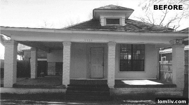 Before restoration of 5526 Tremont Street, Dallas