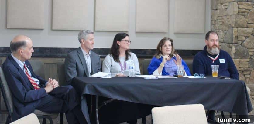 Pictured are Fort Worth Assistant City Manager Fernando Costa, Fannie Mae Director of Sustainable Communities James Anderson, Rainwater Charitable Foundation program officer Sarah Geer, The Real Estate Council president and CEO Linda McMahon, and Dallas Housing and Neighborhood Revitalization Assistant Director Thor Erickson.
