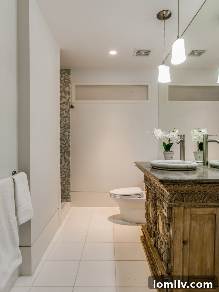 Beautifully designed walk-in closet in the master suite.