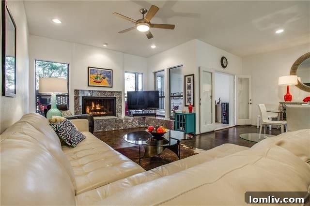 Spacious master suite with vaulted ceiling