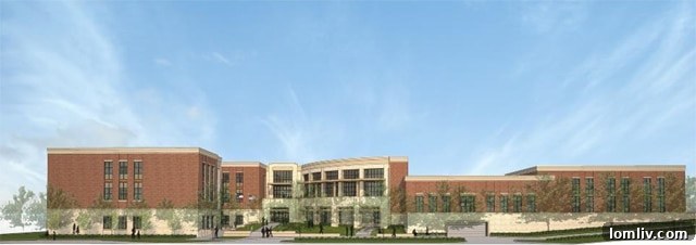 Architectural rendering of the new HPISD school