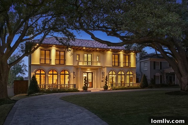 3608 Beverly Drive Dallas TX - Grand Entrance Hall