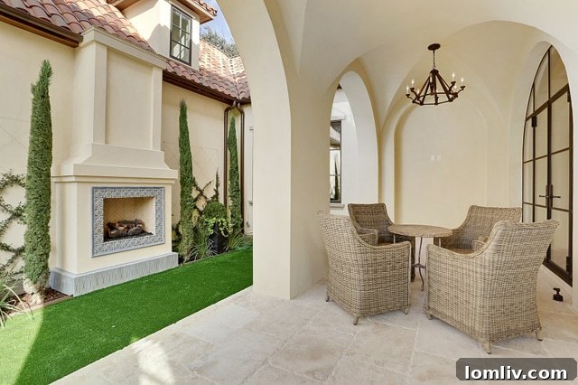 3608 Beverly Drive Dallas TX - Covered Terrace