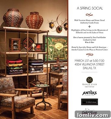 Vote Today, Then Experience Anteks Curated featuring 505 Ranch and Villas at Cortina 2 anteks-spring-social