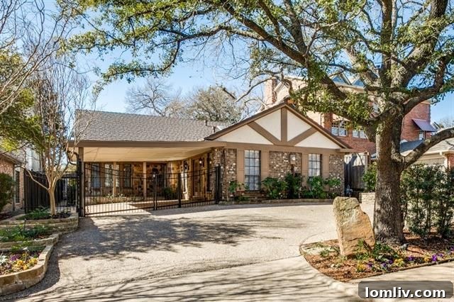 Beautifully Updated Lawtherwood Home Exterior, Dallas
