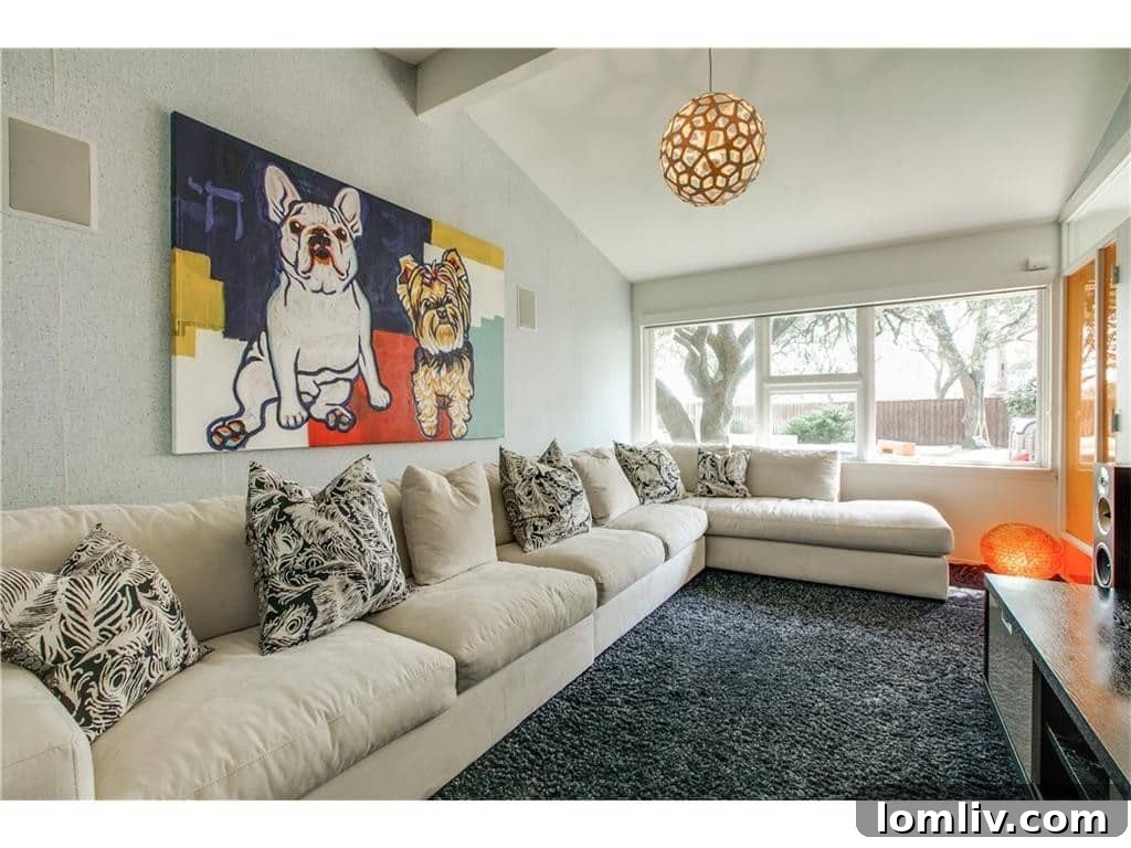 Inviting Family Room or Converted Bedroom