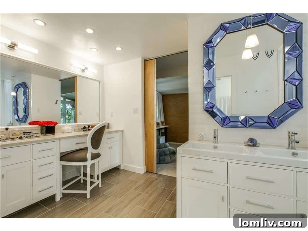 Luxurious Master Bathroom with Skylight Shower