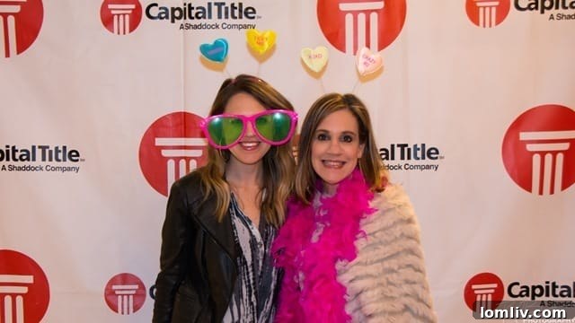 Real estate professionals connecting and celebrating at the Capital Title event