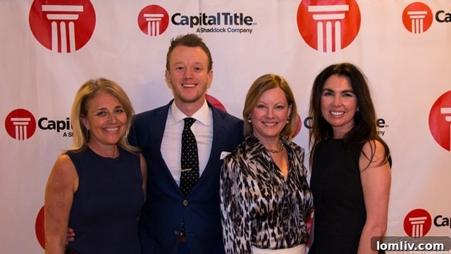 Attendees enjoying cocktails at the Dallas Country Club