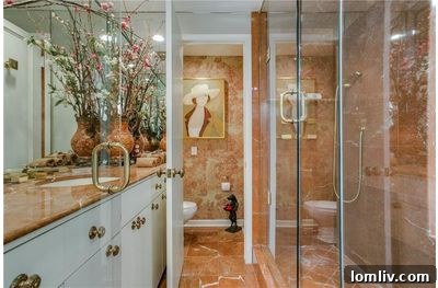 His and Hers Master Bathroom in Luxury Goldcrest Condo