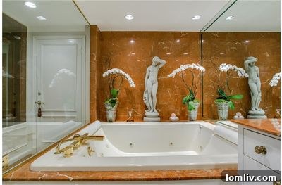 Jetted Bathtub in Luxurious Goldcrest Master Bath