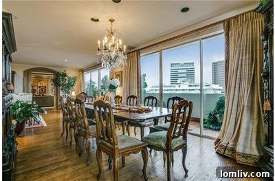 Elegant Dining Room in Goldcrest Unit with Scenic Views