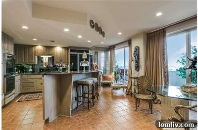 Gourmet Kitchen in Dallas Goldcrest Luxury Condo