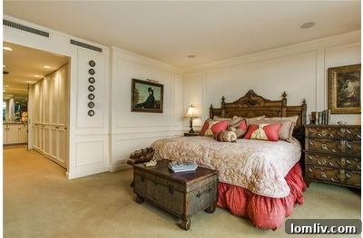 Master Bedroom with Custom Closets in Goldcrest Dallas