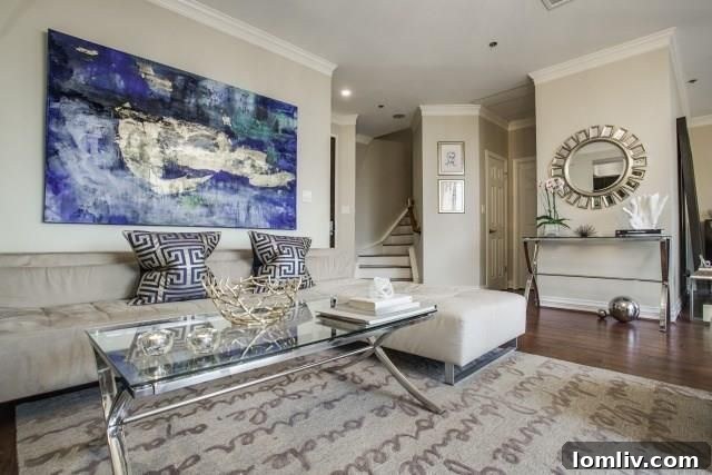 Panoramic views from the penthouse condo at 5909 Luther Ln, Unit 2304A, overlooking Preston Hollow.