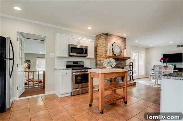 Dining room with view of the backyard