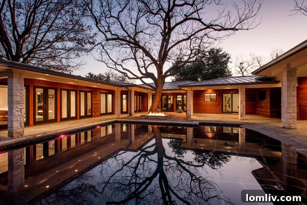 Renovated mid-20th century home near Foster Park by Scott Martsolf, AIA, of Martsolf Architecture.