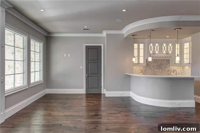 Versatile Upstairs Living Space with Wet Bar