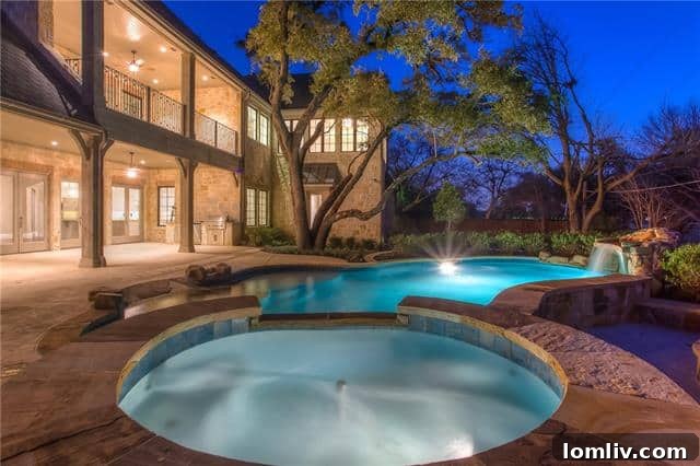 Backyard View with Pool and Golf Course Access