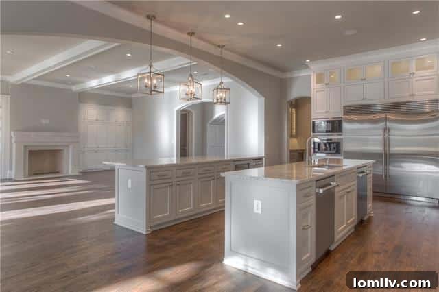 Expansive Gourmet Kitchen with High-End Appliances