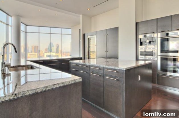 Azure Penthouse Bedroom with Panoramic Views